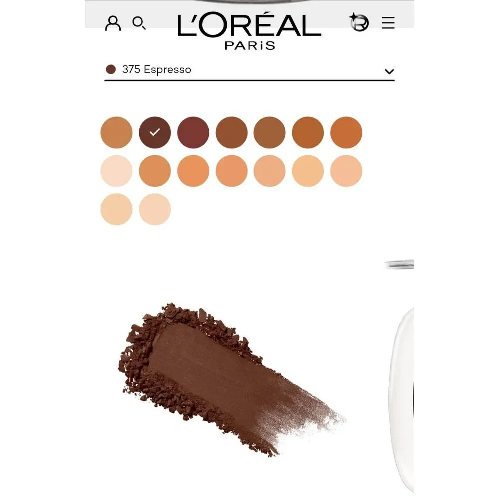 L'Oreal Age Perfect Creamy Powder Foundation w/ Minerals 375 Espresso New